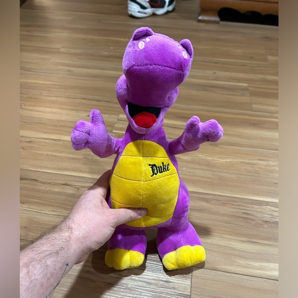 Duke Purple and Yellow Dragon Plush Doll - Picture 1 of 2